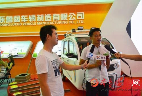 鄭州電動車展，魯客篷車現(xiàn)場人氣火爆(圖2)